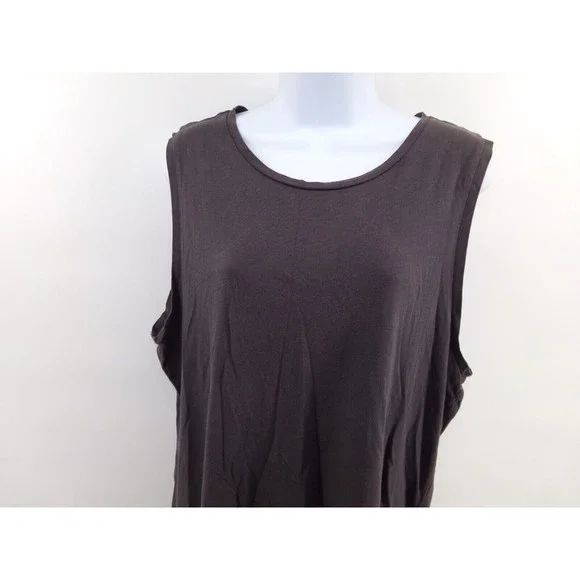 Women's Tank Top Plain Solid 100% Cotton Muscle Knocker XL - Picture 2 of 8